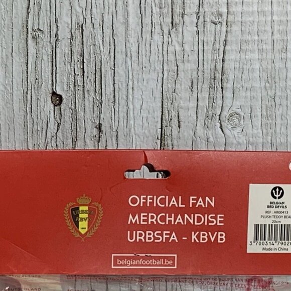 Belgian Red Devils Plush Teddy Bear Mascot Belgium URBSFA KBVB Soccer Football - Picture 2 of 6